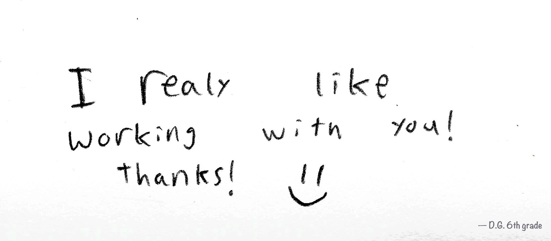 Student note