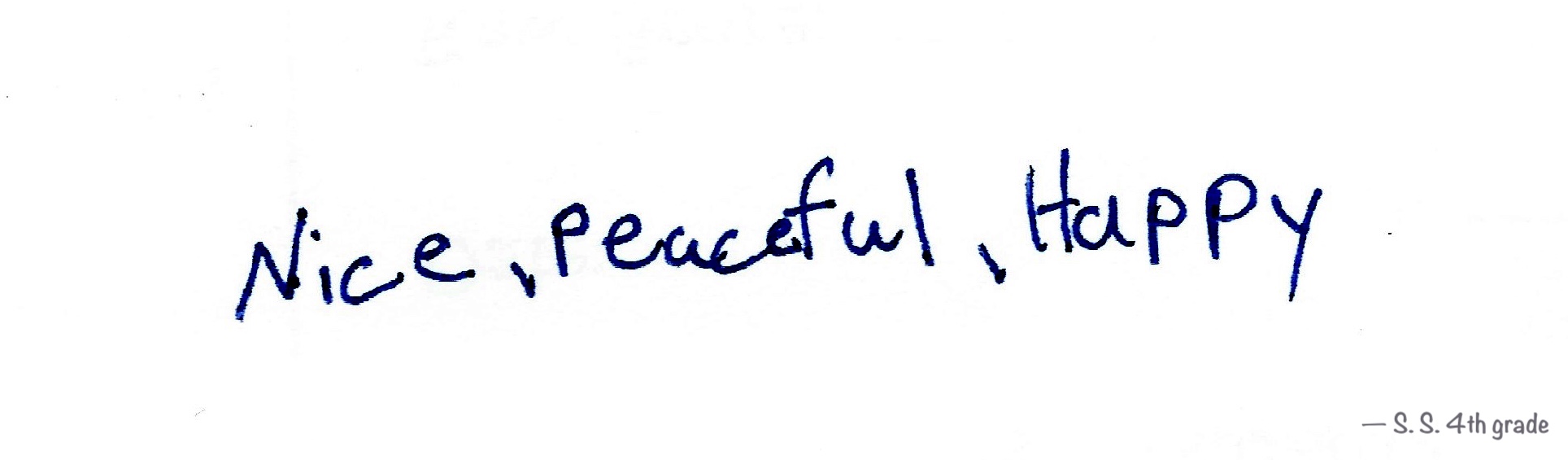 Student note